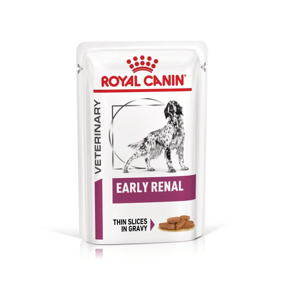 ROYAL CANIN Early Renal, XS-XL, dieta veterinara, plic hrana umeda caini, sistem renal, (in sos), 100 g