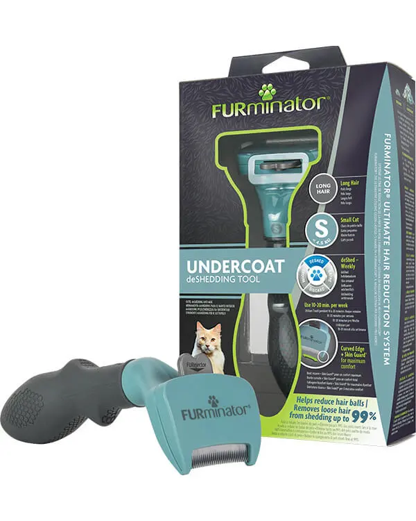 Trimmer Profesional Furminator pisici sub 4.5 kg, blana lunga