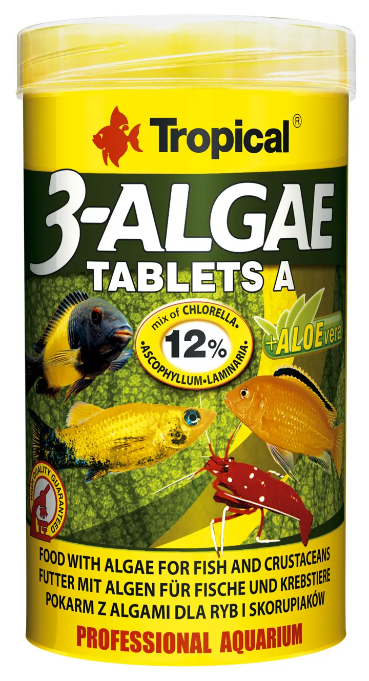 3-ALGAE TABLETS A Tropical Fish, 50ml/ 36g