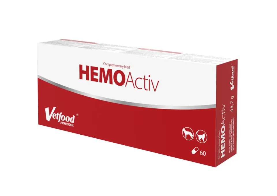 Supliment alimentar, VetFood, HemoActiv, 60 capsule