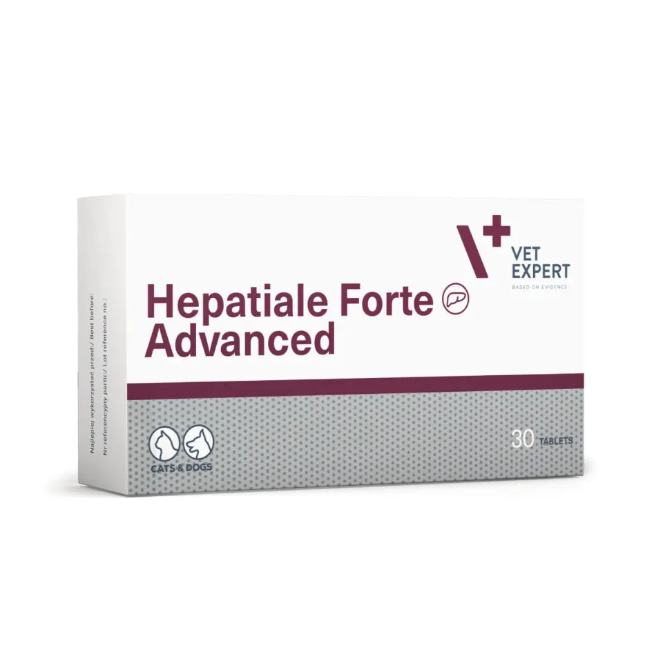 VET EXPERT Hepatiale Forte Advanced, supliment sistem hepatic câini, comprimate