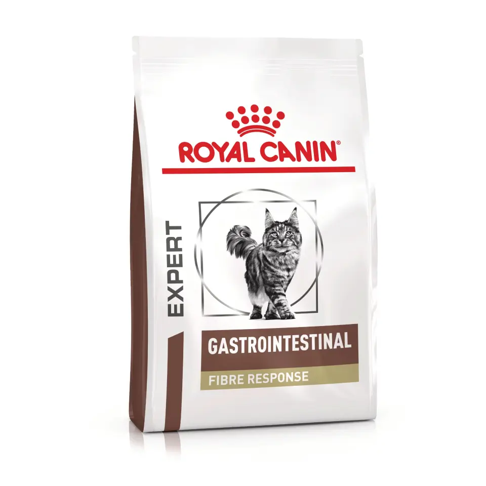 ROYAL CANIN VD Gastrointestinal Fibre Response, dietă veterinară, hrană uscată pisici, sistem digestiv, 4kg
