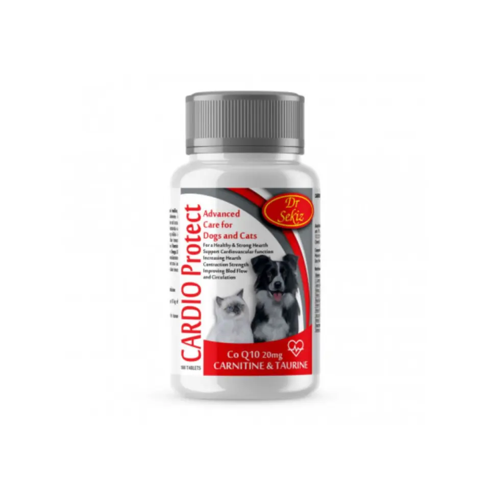 DR. SEKIZ Cardio Protect, supliment sistem cardio-vascular câini, comprimate