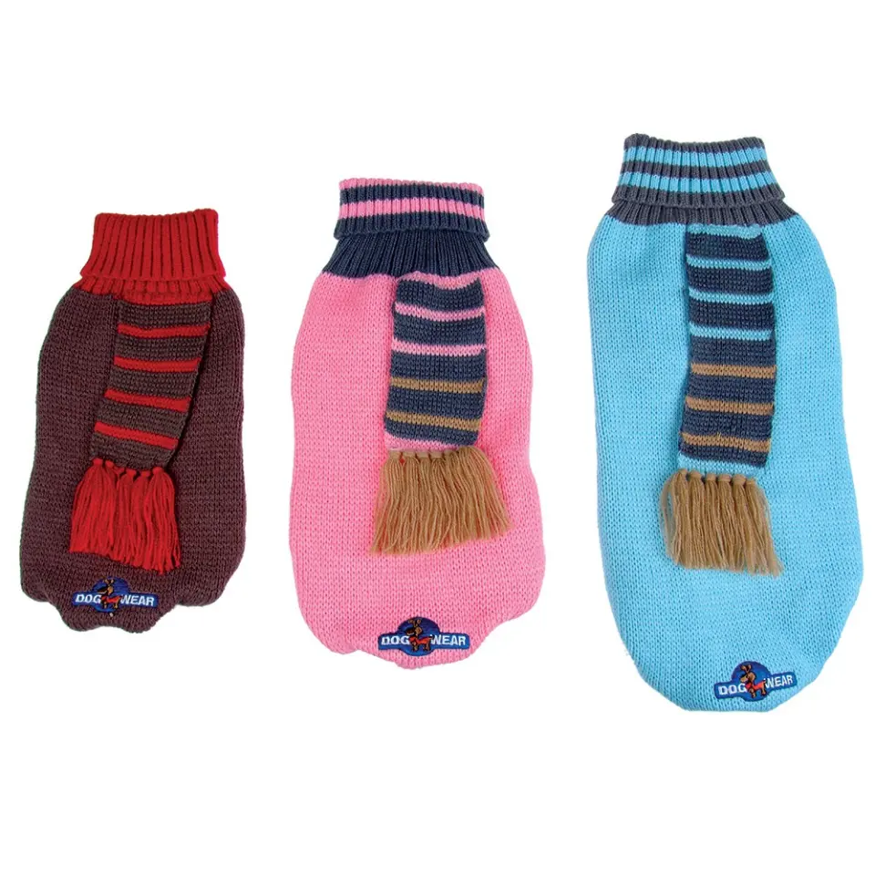 Hainuta Pulover Tricotat cu Fular Yommy Pentru Caini Nr 30