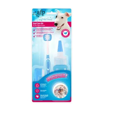 All for Paws Sparkle Oral Care Kit pentru Caini si Pisici