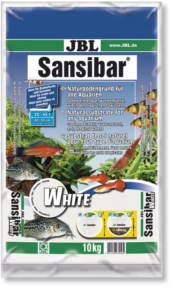 Nisip natural JBL Sansibar WHITE 10 kg