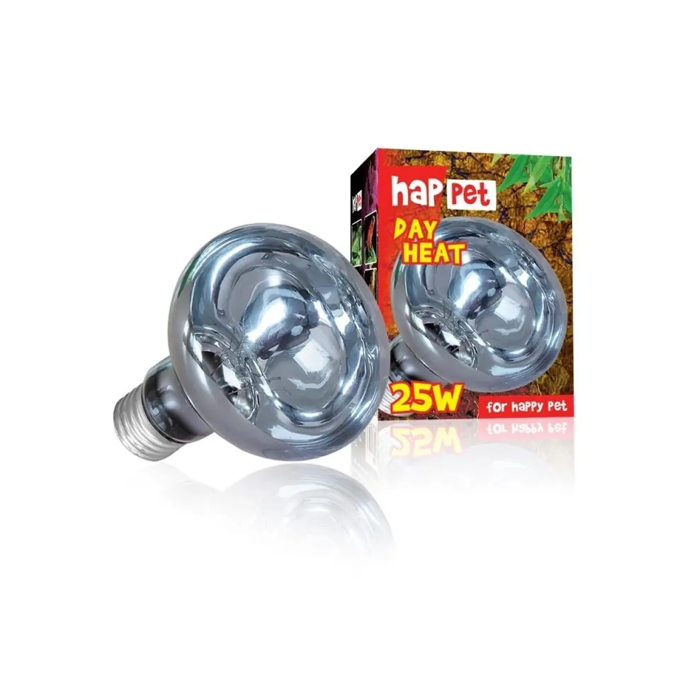 Happet, Bec de Incalzire pentru Terariu, cu Lumina de Zi, 25W