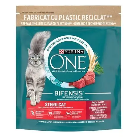Hrana Uscata Pisici, PURINA ONE Sterilcat, Vita si Cereale Integrale, 1.4 kg