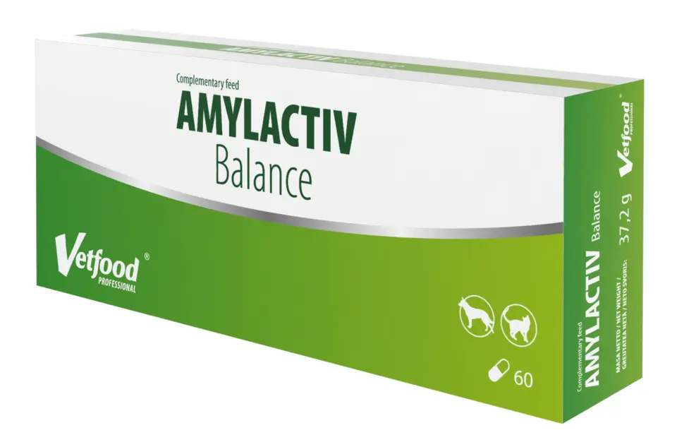 Supliment gastrointestinal, VetFood, Amylactiv Balance, 60 capsule