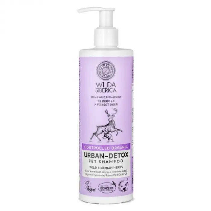 Sampon pentru caini pisici Wilda Siberica Urban-Detox 400 ml