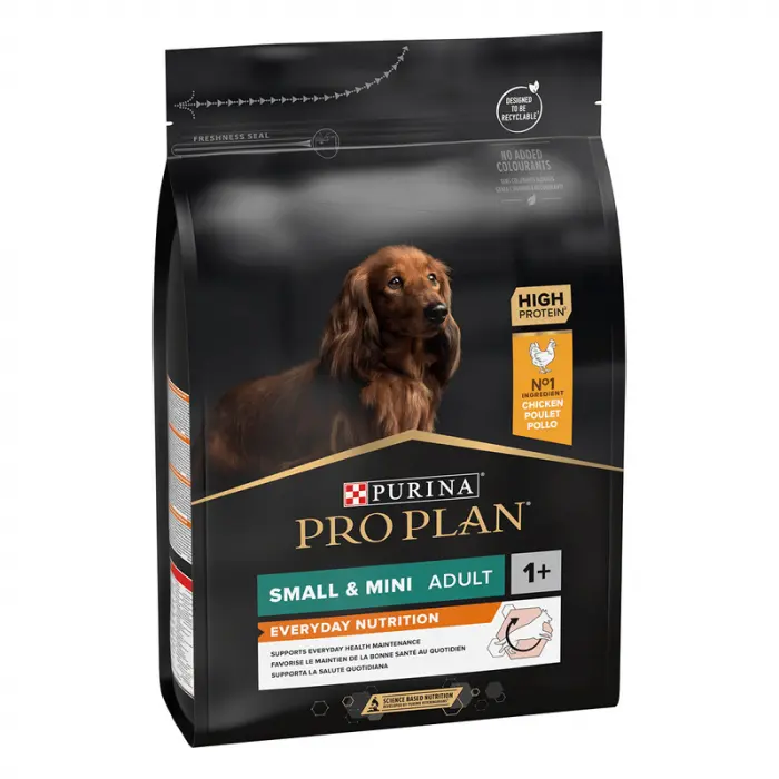 Hrana uscata pentru caini Pro Plan Small Mini Adult cu pui 3 kg