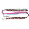 Lesa textila, multicolora, material textil rezistent, lungime 120 cm