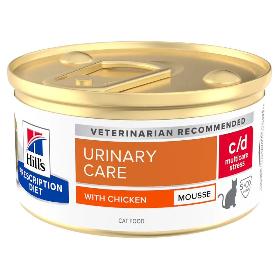 PD FELINE C/D STRESS MOUSSE CHK 85 G (CONSERVA)