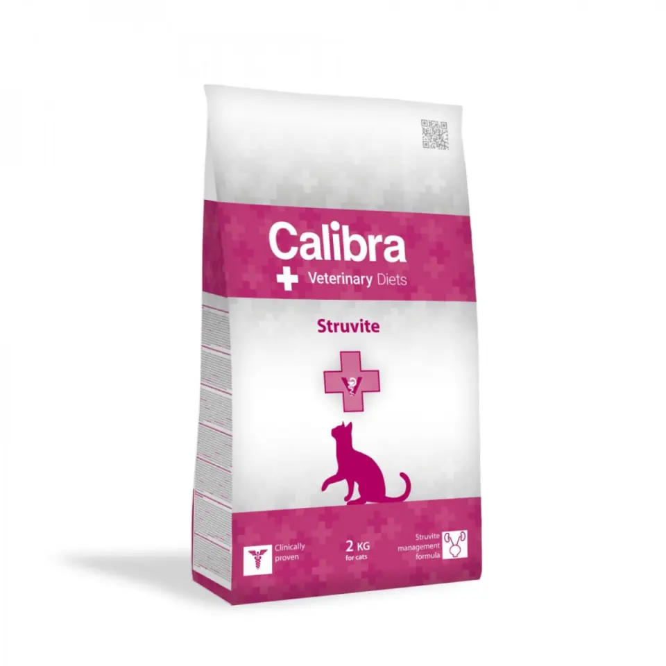 CALIBRA Veterinary Diets Struvite, Pui, dietă veterinară, hrană uscată pisici, sistem urinar, 2kg