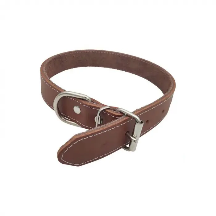 Zgarda din piele pentru caini Nr.4 Petro 2,9 x 60 cm