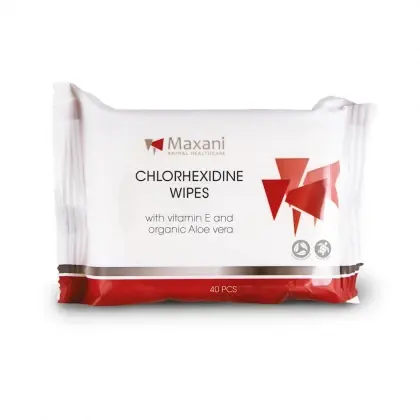 Servetele cu clorhexidina vitamina E Maxani 40 buc pachet