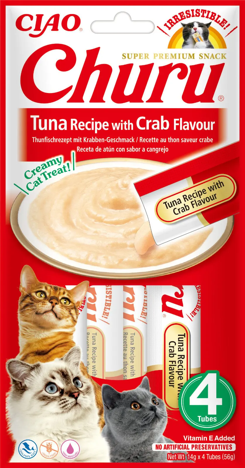 Churu Recompensa Cremoasa Reteta Ton cu Aroma de Crab