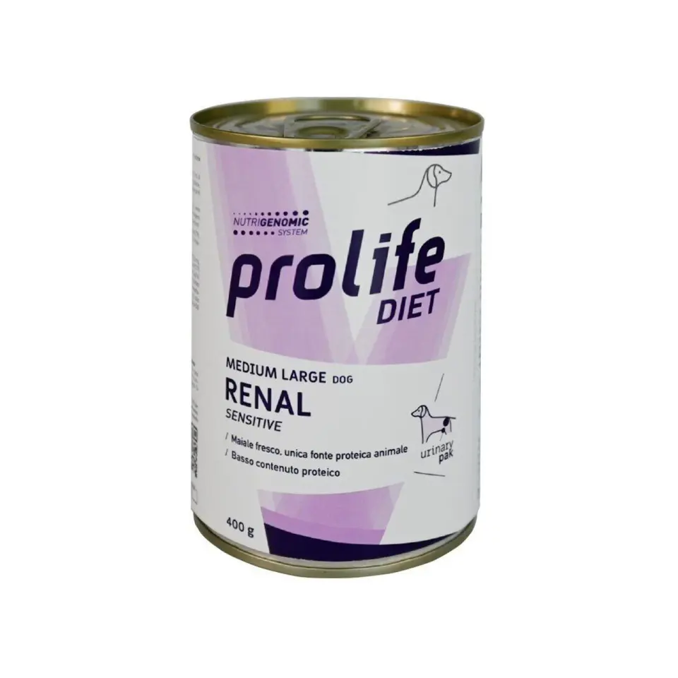 Dieta veterinara caini, Prolife Vet Renal Sensitive Medium & Large, 400 g