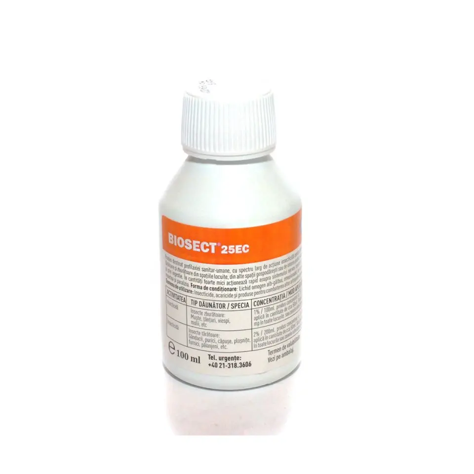 Insecticid Concentrat Biosect 25EC, 100 ml