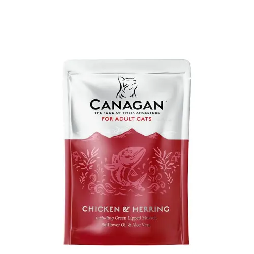 Hrana umeda pentru pisici Canagan Adult cu Pui&Hering 85 g