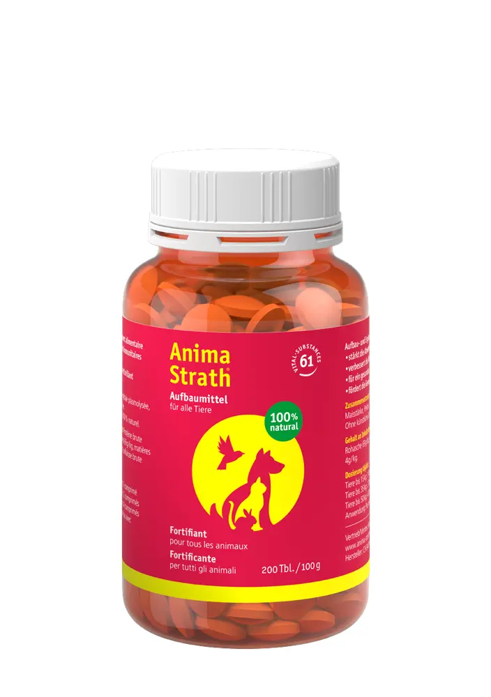 Nutraceutic natural pentru toate animalele Anima-Strath, 200 comprimate