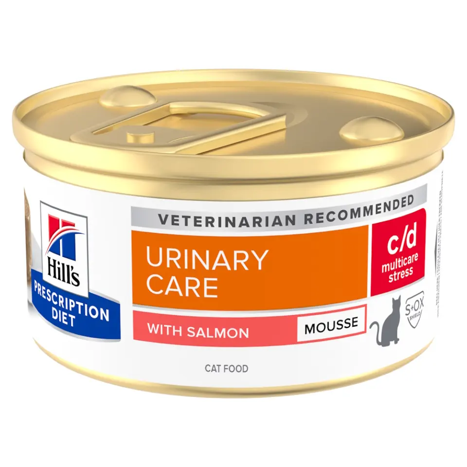 PD FELINE C/D STRESS MOUSSE SALMON 85 G (CONSERVA)