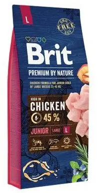 Brit Premium By Nature Junior L 15 kg