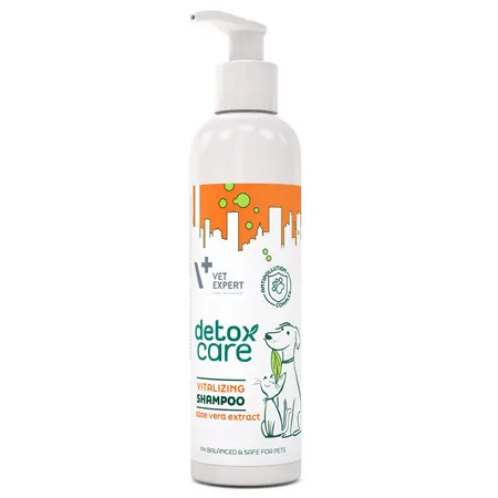 Sampon pentru caini pisici Vetexpert Detox Care Vitalizing 250 ml
