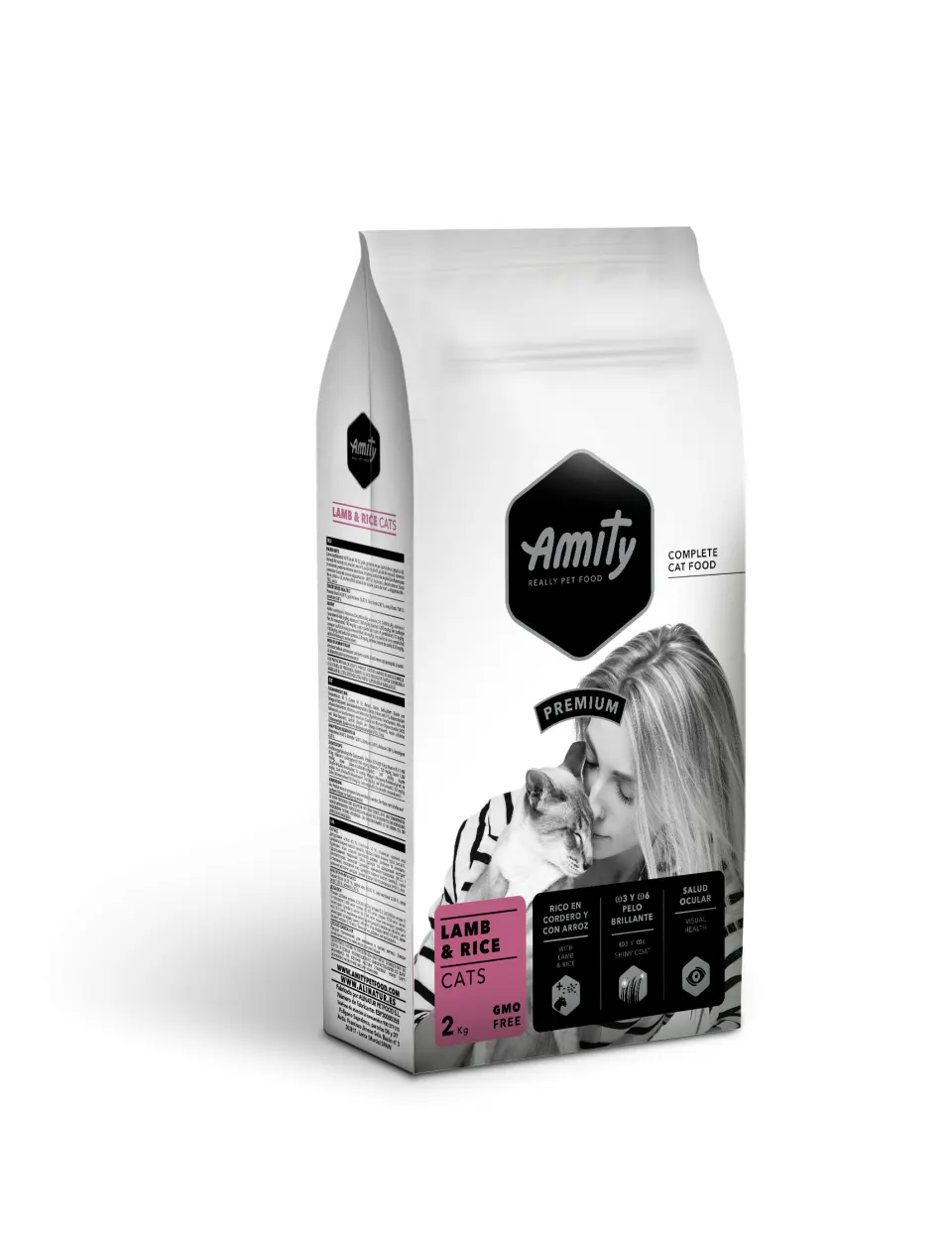 Hrana Uscata Pisici, Amity Premium Cats, Adult, Miel si Orez, 2 kg