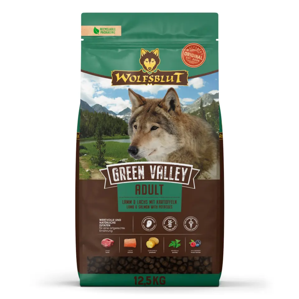 Wolfsblut Green Valley Adult - lamb 12.5 kg