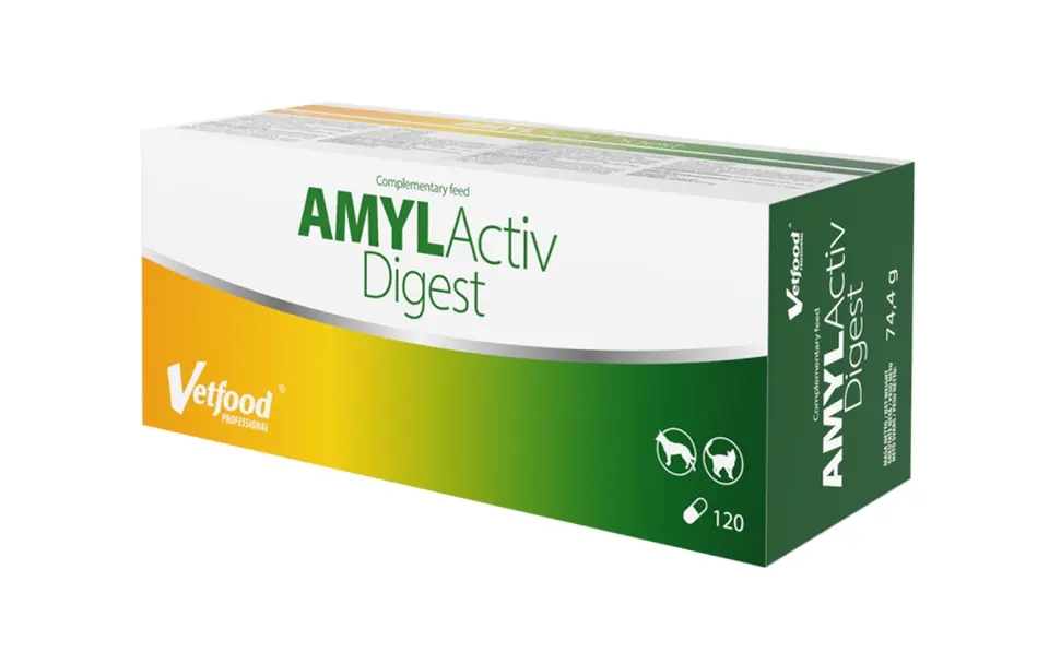 VetFood Amylactiv Digest, 120 capsule