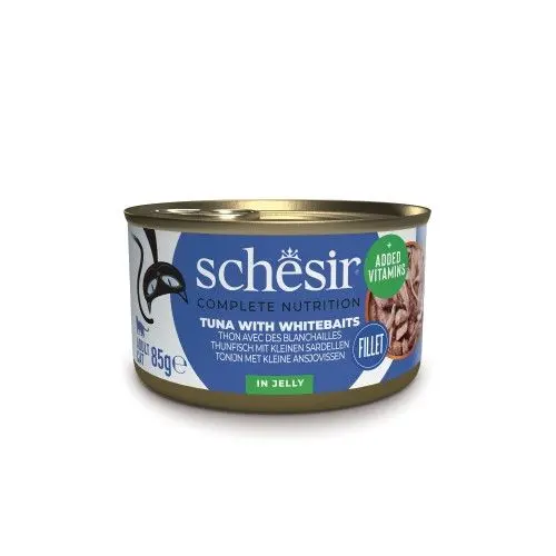 Hrana umeda pisici, Schesir, Ton si Ansoa in Jeleu, 85 g
