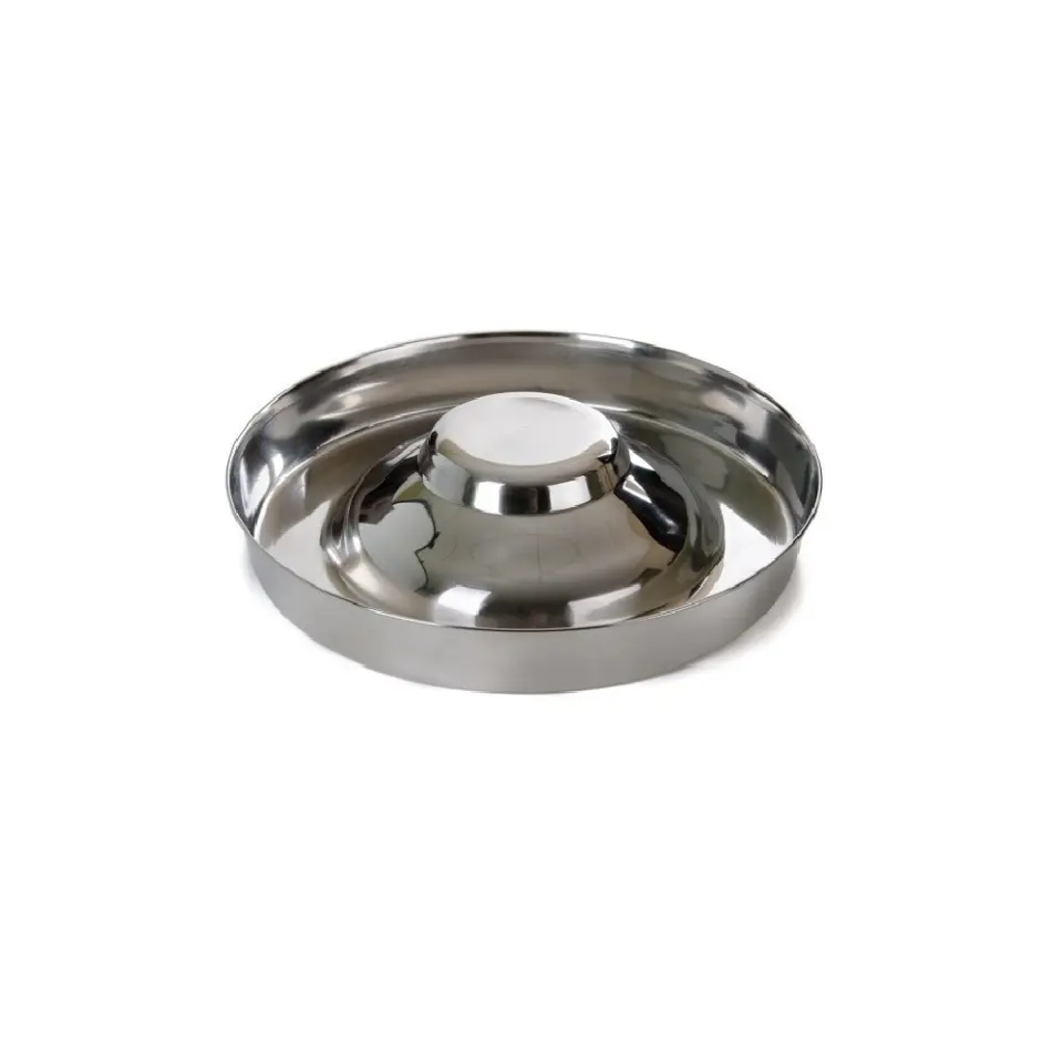 Castron inox pt caini juniori diametru 39 cm