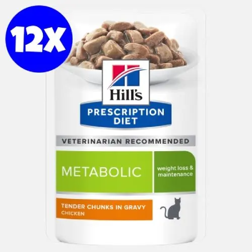 Hill's Prescription Diet Feline Metabolic, 12x85 g
