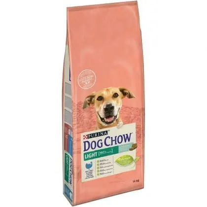 Hrana uscata pentru caini Dog Chow Adult Light cu curcan 14 kg