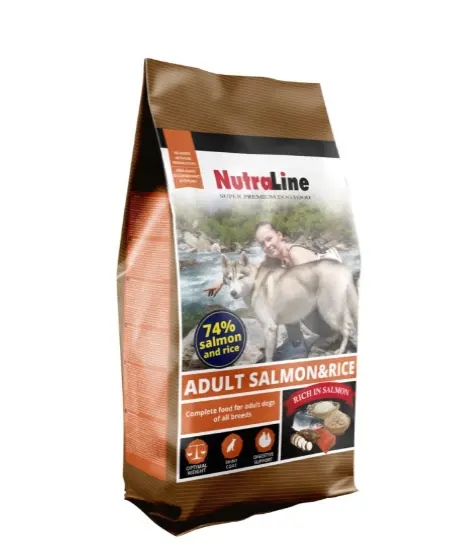 Nutraline Dog Adult Somon/Orez - 12-5-kg