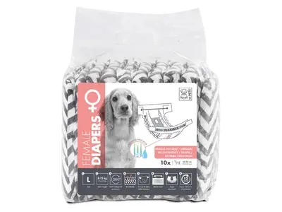 Scutece pentru caini femela M-Pets, marime XL, 10 bucati