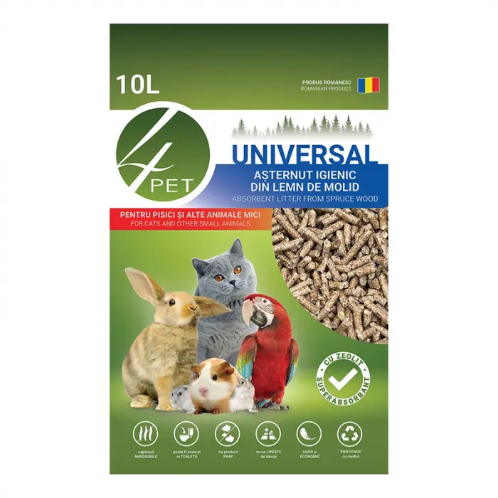 Asternut universal 4Pet 10L
