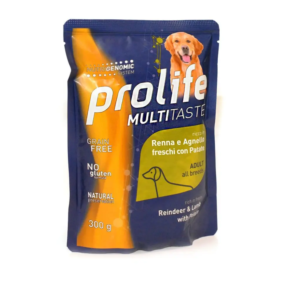 Hrana umeda caini, Prolife Grain Free, Ren, Miel & Cartofi, 300 g