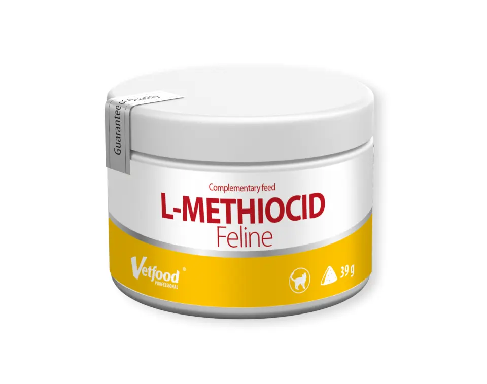 Supliment Sistem Urinar, VetFood, L-Methiocid Feline, 39 g