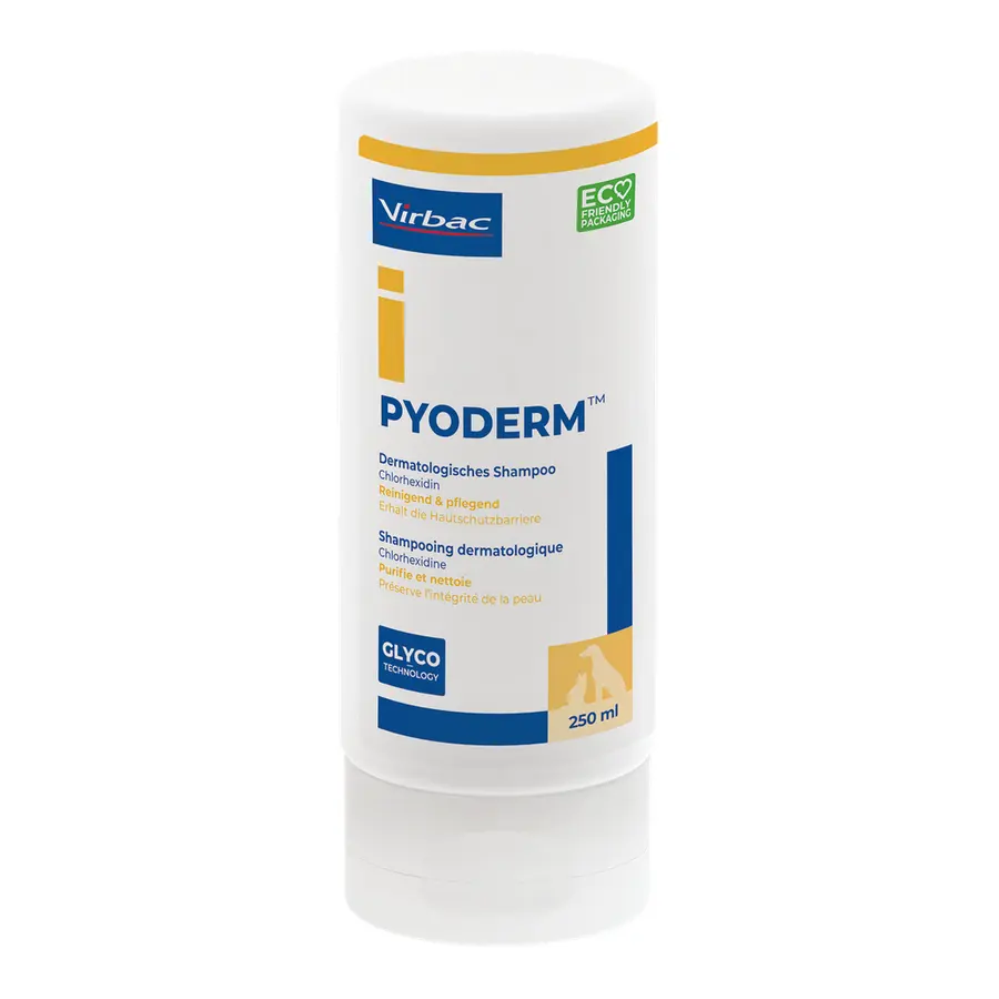 Sampon dermatologic pentru caini pisici Pyoderm Virbac 250 ml