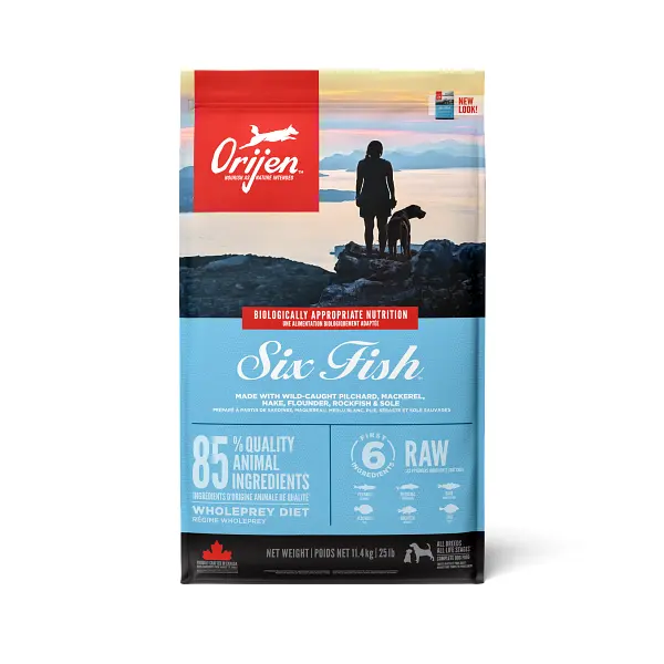 Hrana uscata caini, Orijen Dog 6 Fish, 11.4 kg