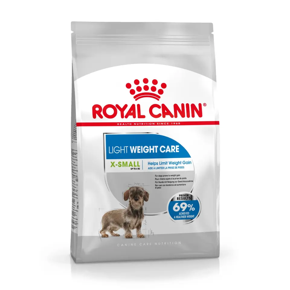 ROYAL CANIN X-Small Light Weight Care Adult hrana uscata caine, limitarea greutatii, 500 g