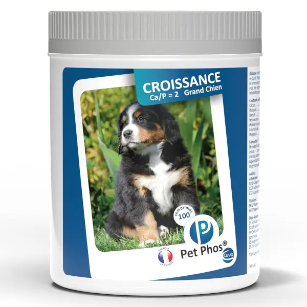 Pet Phos Vitamine Croissance Pentru Caini de Talie Mare