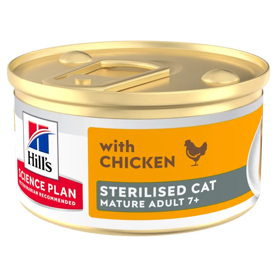 SP FELINE MATURE STERILISED MOUSSE CHK 85 G (CONSERVA)