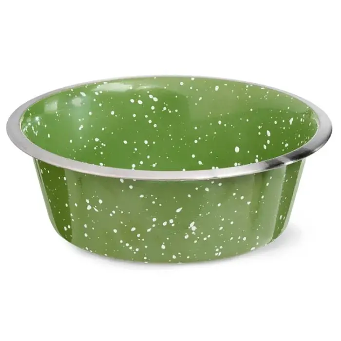 Castron din inox pentru caini pisici 4Dog Galaxy Verde 0,5 L