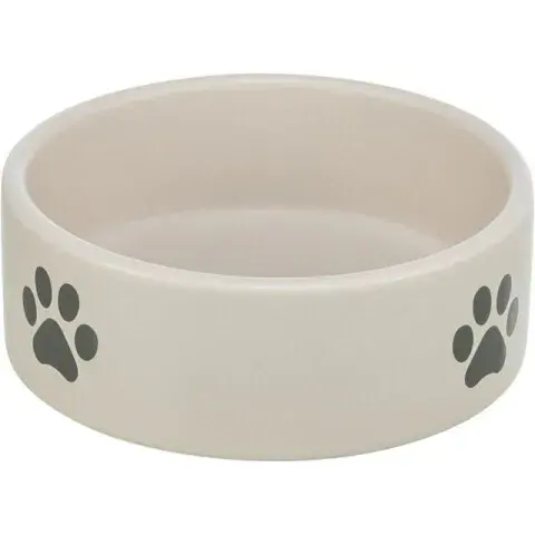 Castron ceramic pentru caini Trixie Labute 0,3 L 12 cm