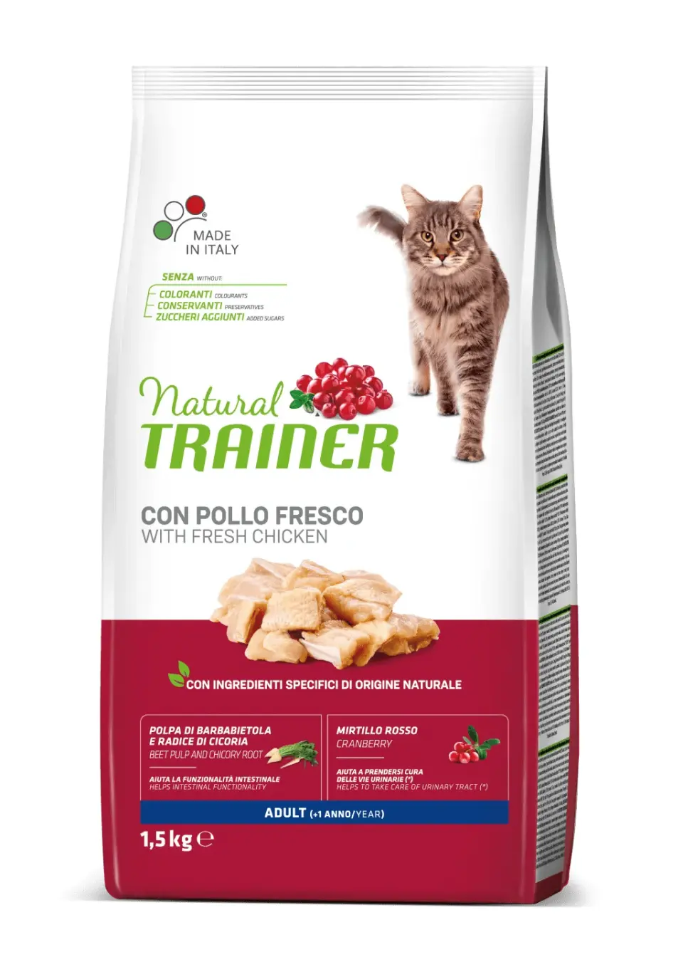 Hrana Uscata Pisici, Natural Trainer, Pui, 1.5 kg