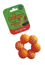 Paiatze Dog Inel Orange 6 Mingi Latex 0035/ 2435