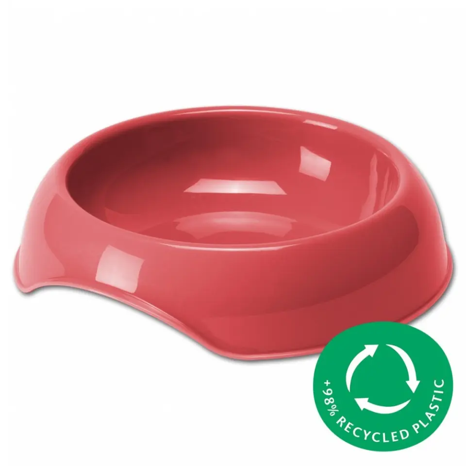 Castron pvc rosu, 700 ml